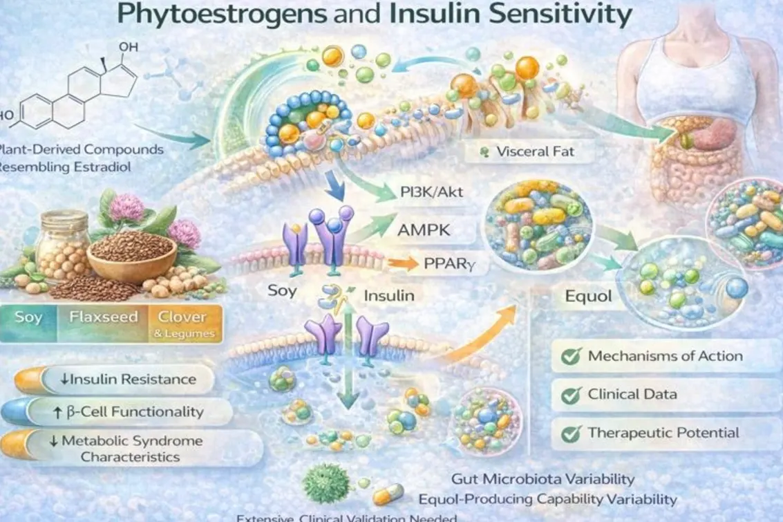 Cover image for Phytoestrogens for Polycystic Ovary Syndrome (PCOS): Natural Approaches to Hormonal Balance